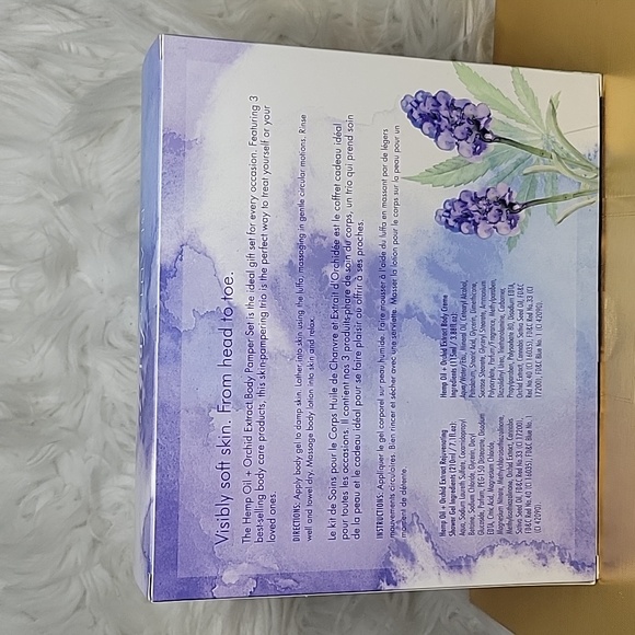 Hemp Oil + Orchid Extract Body Pamper Set. - Picture 2 of 5